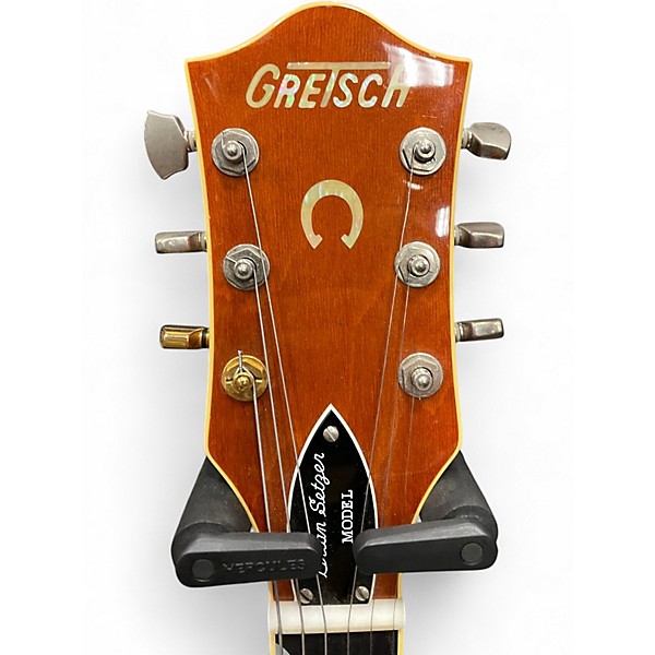 Used Gretsch Guitars G6120SSLVO Brian Setzer Signature Amber Hollow Body Electric Guitar