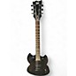 Used 2014 Ltd VIPER Black and Silver Solid Body Electric Guitar thumbnail