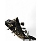 Used 2014 Ltd VIPER Black and Silver Solid Body Electric Guitar