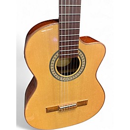 Used Lucero LC150SCE Natural Classical Acoustic Electric Guitar