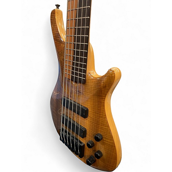 Used Roscoe SKB 3006 SWAMP ASH Electric Bass Guitar