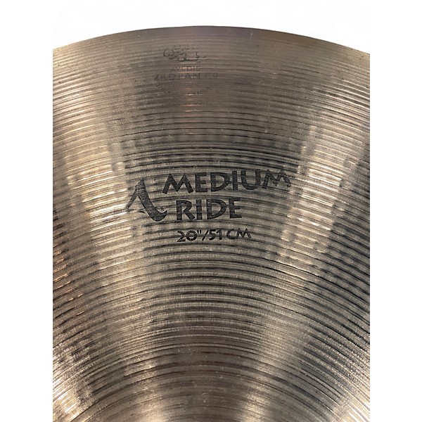Vintage 1990s Zildjian 20in A Series Medium Ride Cymbal