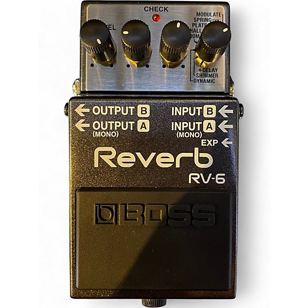Used BOSS RV6 Digital Reverb Effect Pedal