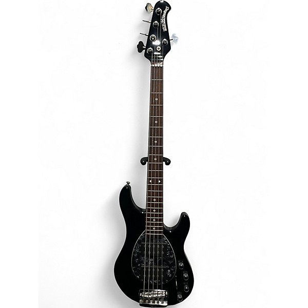 Used Ernie Ball Music Man Sterling 5 String Black Electric Bass Guitar