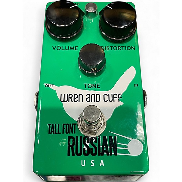 Used Wren And Cuff TALL FONT RUSSIAN Effect Pedal