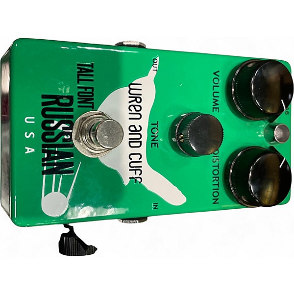 Used Wren And Cuff TALL FONT RUSSIAN Effect Pedal