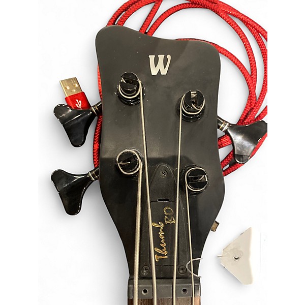 Used Warwick Thumb 4 String Bolt-On Walnut Electric Bass Guitar