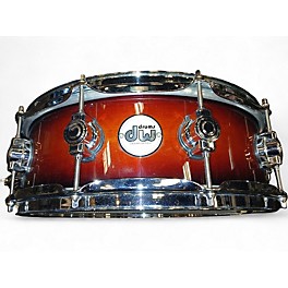 Used DW 14X5 Design Series Snare Tobacco Burst Drum