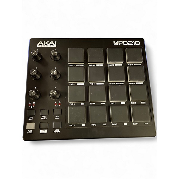 Used Akai Professional MPD218 MIDI Controller