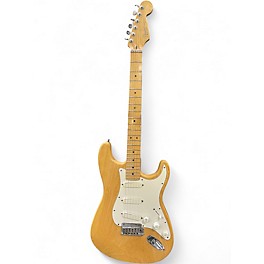 Used Fender Stratocaster Plus Deluxe Natural Solid Body Electric Guitar