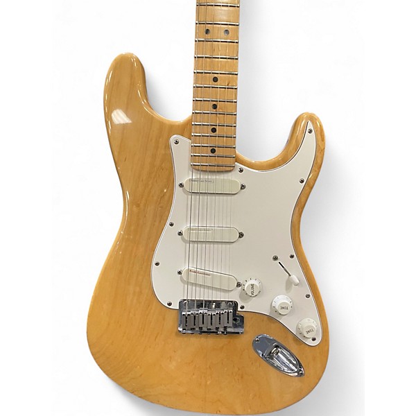 Used Fender Stratocaster Plus Deluxe Natural Solid Body Electric Guitar