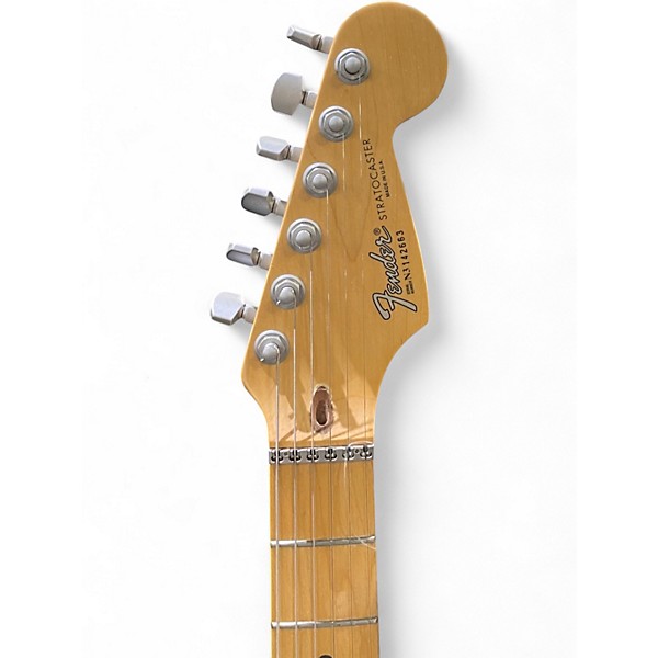 Used Fender Stratocaster Plus Deluxe Natural Solid Body Electric Guitar