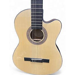 Used 2020s Lucero LC100CE Natural Classical Acoustic Electric Guitar