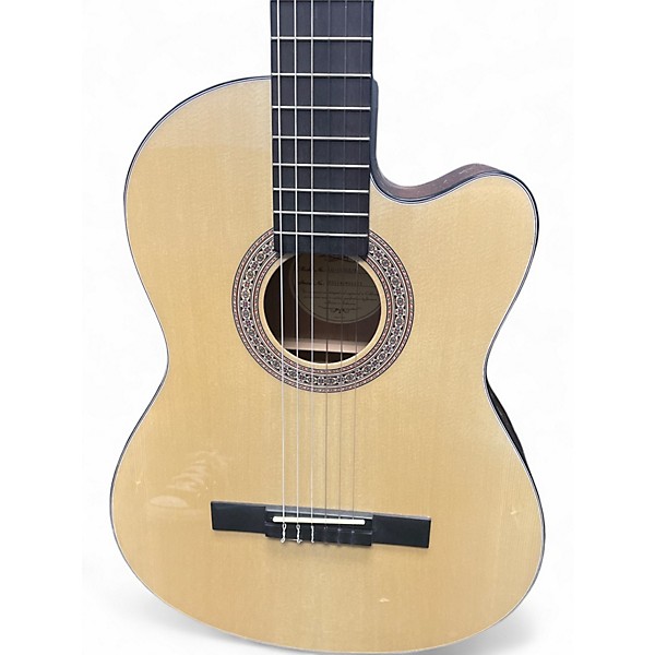 Used 2020s Lucero LC100CE Natural Classical Acoustic Electric Guitar