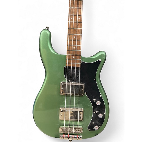 Used Epiphone Embassy Pro Wanderlust Metallic Green Electric Bass Guitar