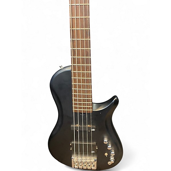 Used Brubaker MJXSC-5 Black Electric Bass Guitar