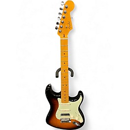 Used 2011 Fender American Deluxe Stratocaster Modded to HSS w/Shawbucker Sunburst Solid Body Electric Guitar