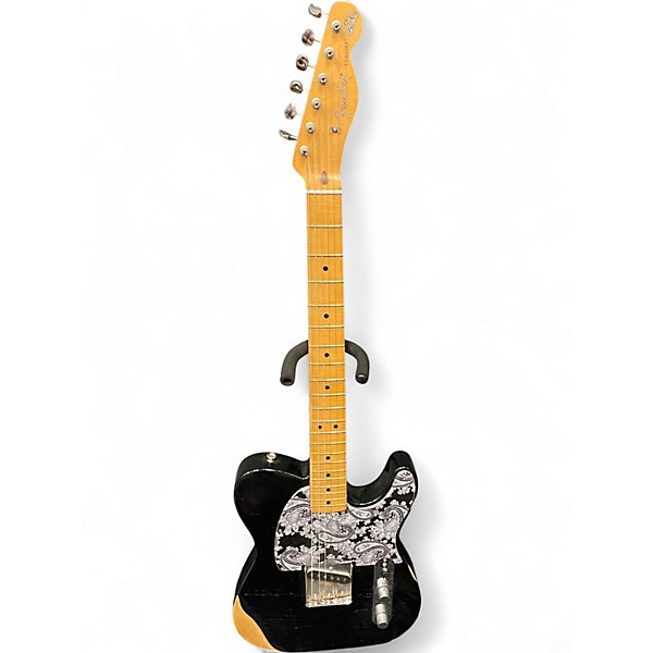 Used 2021 Fender Brad Paisley Esquire Silver Sparkle Solid Body Electric Guitar