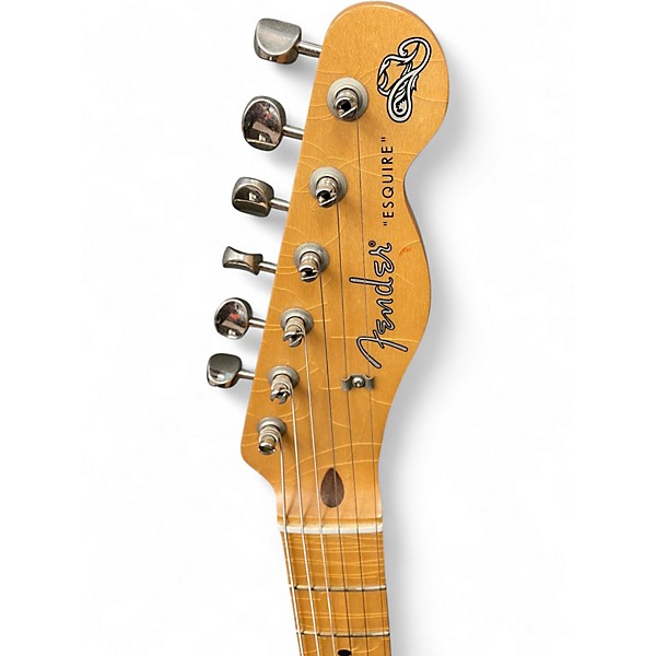 Used 2021 Fender Brad Paisley Esquire Silver Sparkle Solid Body Electric Guitar