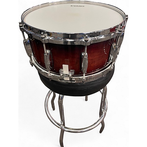 Used Gretsch Drums 14X5 Renown Snare Dark Cherry Burst Drum
