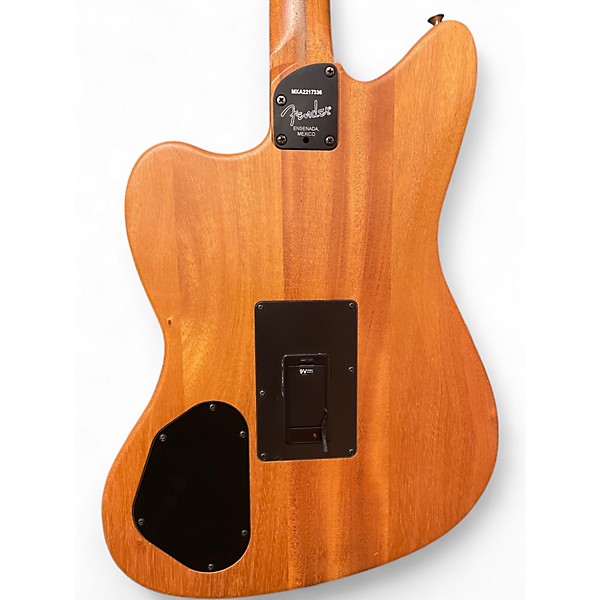 Used Fender Acoustasonic Jazzmaster Antique Olive Acoustic Electric Guitar