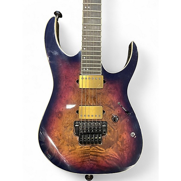 Used Ibanez RGIX6DLB ANACONDA BURST Solid Body Electric Guitar