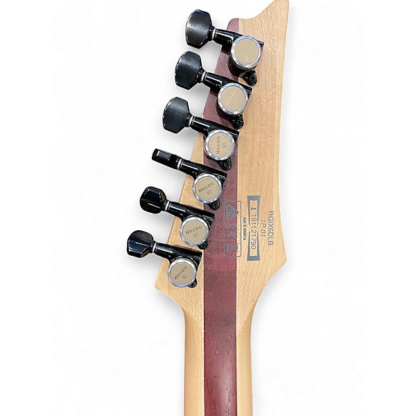 Used Ibanez RGIX6DLB ANACONDA BURST Solid Body Electric Guitar