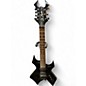 Used B.C. Rich Warlock Platinum Black Solid Body Electric Guitar thumbnail