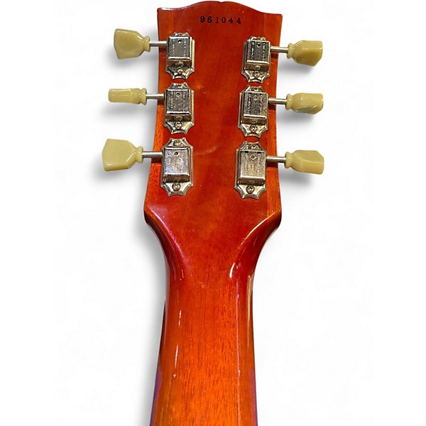 Used Gibson LPR9 1959 Les Paul Reissue Tangerine Quilt Top Solid Body Electric Guitar
