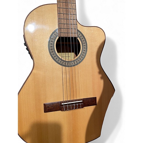 Used Lucero LC150SCE Natural Classical Acoustic Electric Guitar