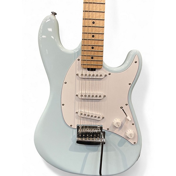 Used Sterling by Music Man CUTLASS SSS Daphne Blue Solid Body Electric Guitar