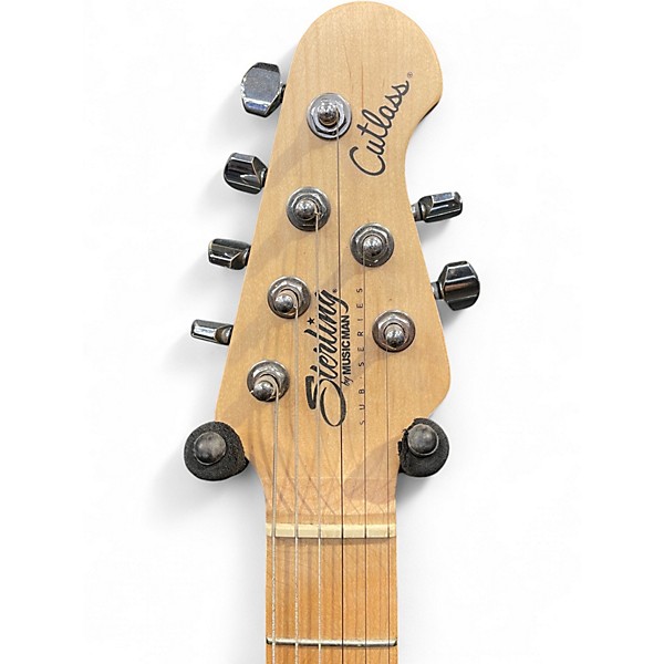 Used Sterling by Music Man CUTLASS SSS Daphne Blue Solid Body Electric Guitar