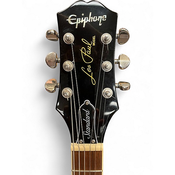 Used Epiphone Les Paul Standard Black Solid Body Electric Guitar