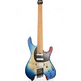 Used Ibanez QX54QM Blue Solid Body Electric Guitar