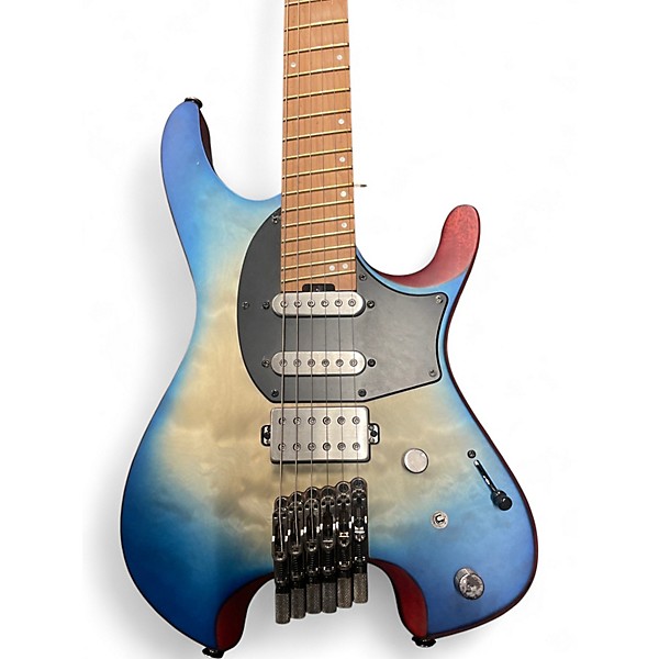 Used Ibanez QX54QM Blue Solid Body Electric Guitar