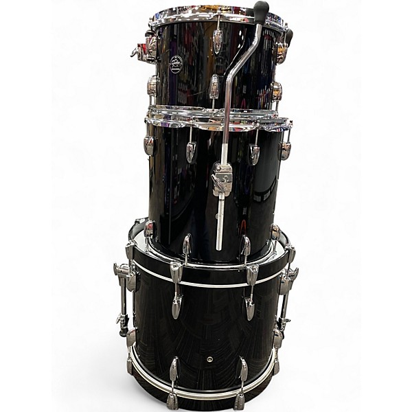 Used Gretsch Drums 3 Piece Renown 3-Piece Shell Pack Piano Black Drum Kit