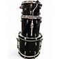 Used Gretsch Drums 3 Piece Renown 3-Piece Shell Pack Piano Black Drum Kit