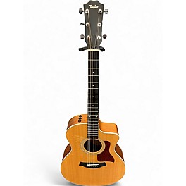 Used Taylor 214CE Natural Acoustic Electric Guitar