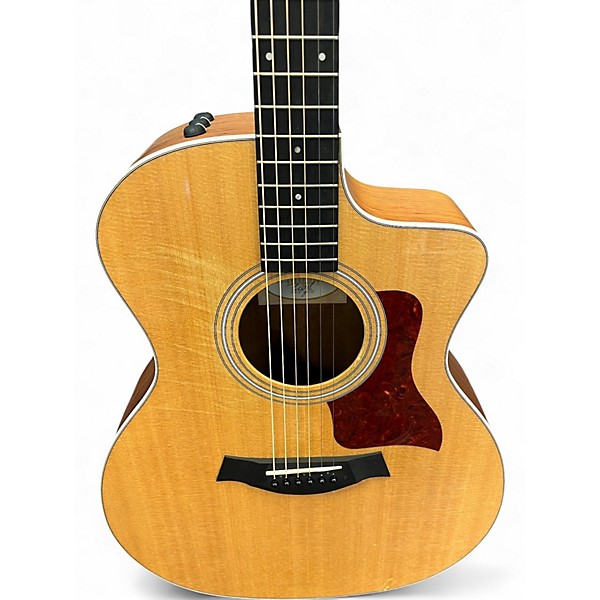 Used Taylor 214CE Natural Acoustic Electric Guitar