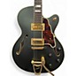 Used D'Angelico DLX-175 Charcoal Green Hollow Body Electric Guitar