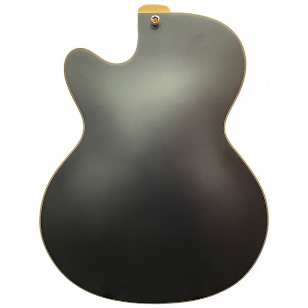 Used D'Angelico DLX-175 Charcoal Green Hollow Body Electric Guitar