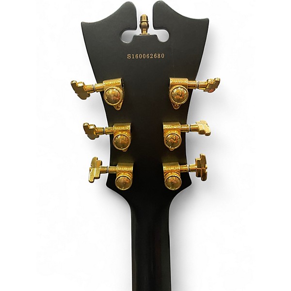 Used D'Angelico DLX-175 Charcoal Green Hollow Body Electric Guitar