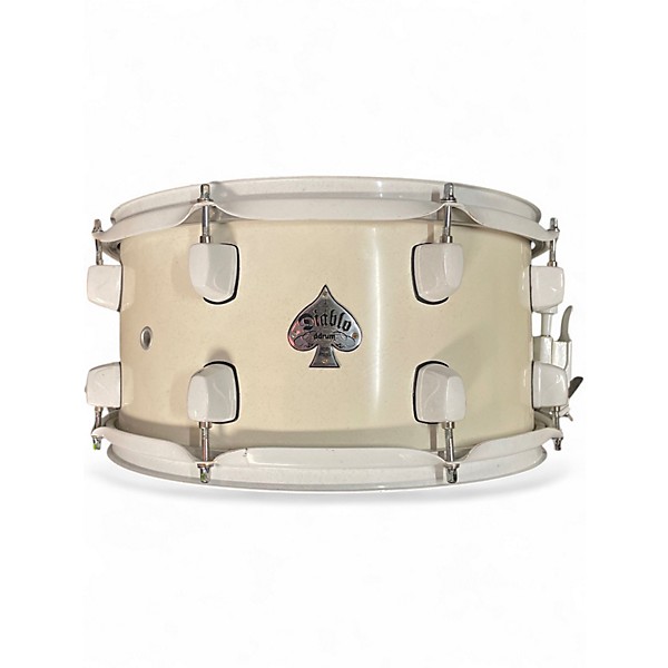 Used ddrum 14X7 Diablo White Drum