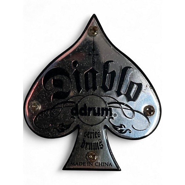 Used ddrum 14X7 Diablo White Drum