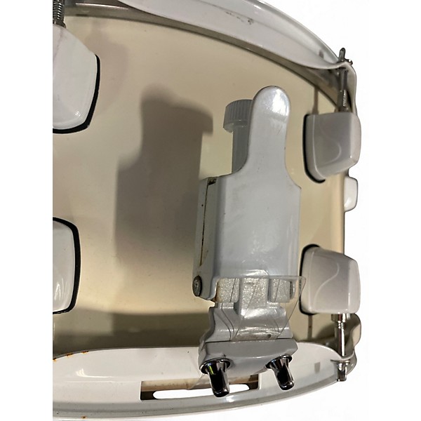 Used ddrum 14X7 Diablo White Drum