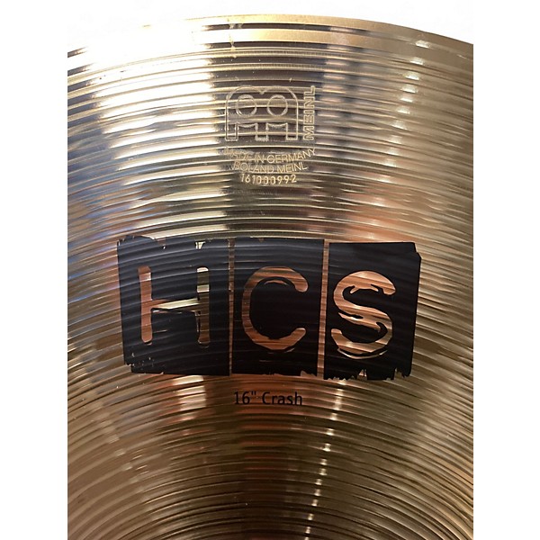 Used MEINL 16in HCS Crash Cymbal