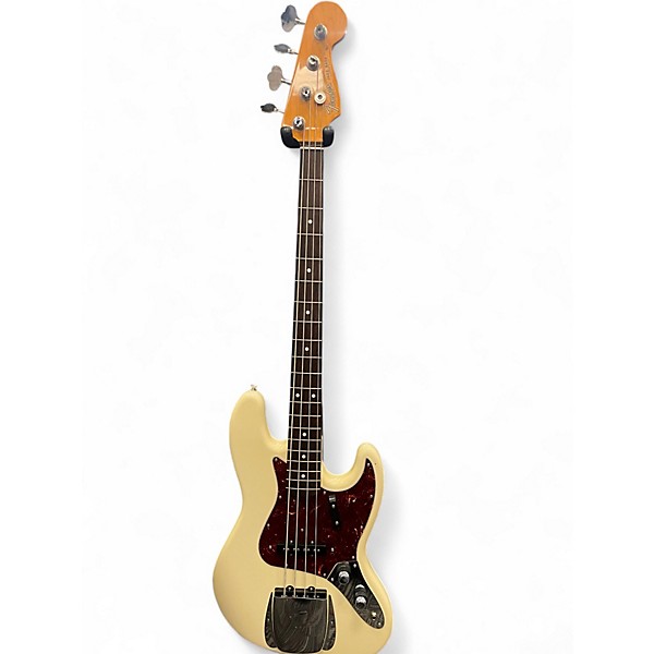 Used Fender American Vintage 1962 Jazz Bass Olympic White Electric Bass Guitar