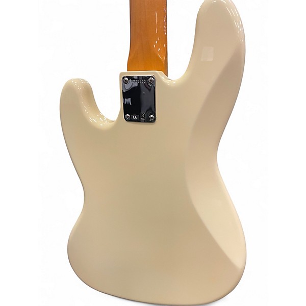 Used Fender American Vintage 1962 Jazz Bass Olympic White Electric Bass Guitar