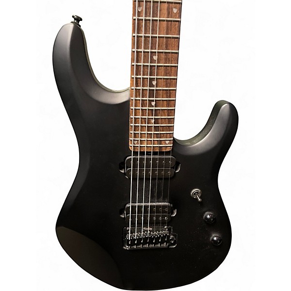 Used Sterling by Music Man JP70 John Petrucci Signature Matte Black Solid Body Electric Guitar
