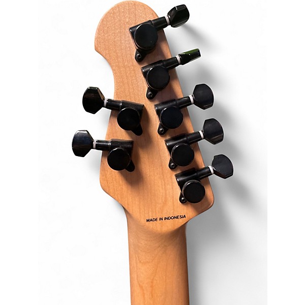 Used Sterling by Music Man JP70 John Petrucci Signature Matte Black Solid Body Electric Guitar